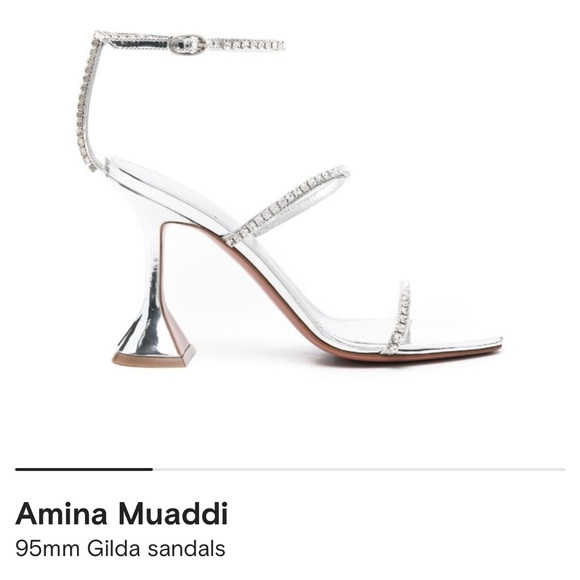amina muaddi heels - Picture 3 of 5